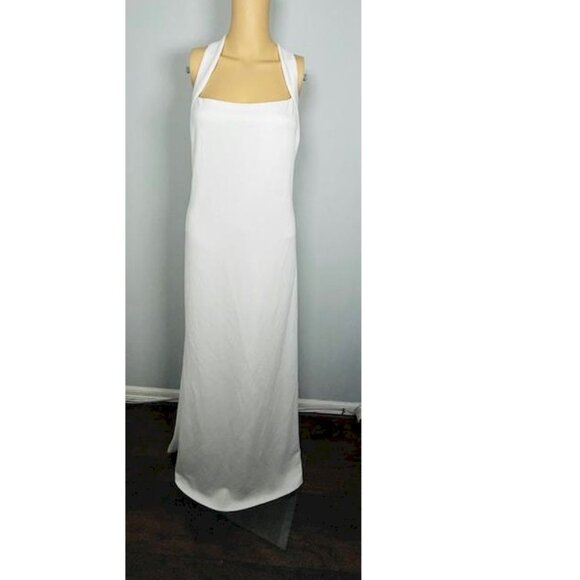 Lulus White Maxi White Mermaid Dress Size Small NWOT - Picture 4 of 6